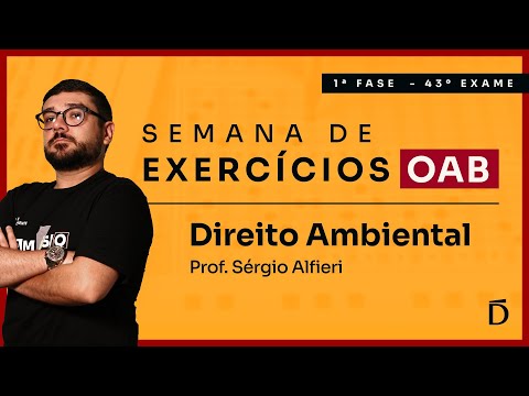 Environmental Law with Commented Questions | OAB Exercise Week 43 - 1st Phase