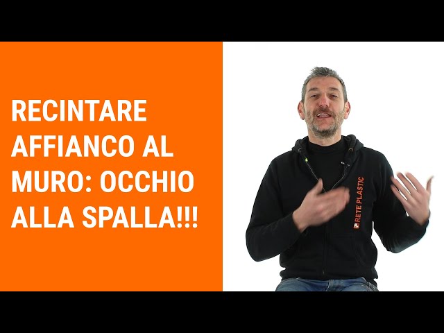 Recinzione affianco ad un muro: Occhio alla spalla!!!