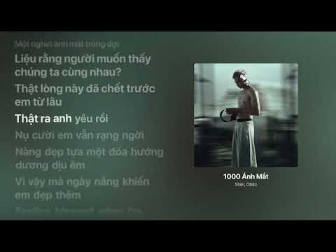 Karaoke 1000 ÁNH MẮT KARAOKE Beat | Shiki ft. Obito (Lặng EP)