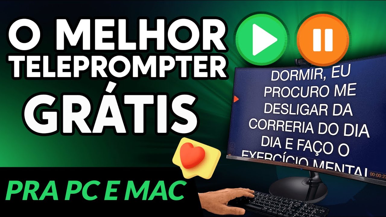 MELHOR TELEPROMPTER PARA PC, MAC, IOS, ANDROID - GRÁTIS E ONLINE