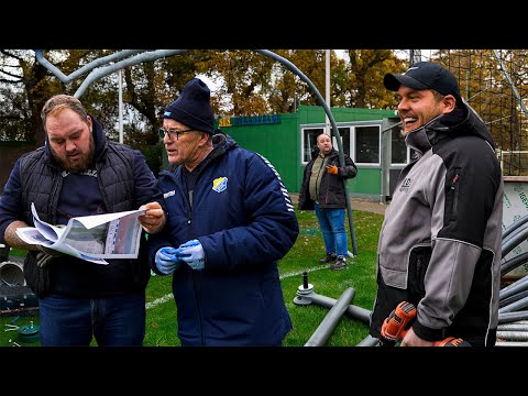 DER ALTE WEG, DER NEUE DA: Unser neuer Fan-Unterstand im Test! 🏟️🔧