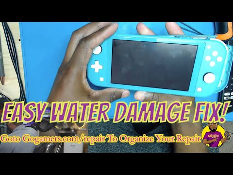 Fix Nintendo Switch Lite Water Liquid Damage EASY Repair (Quick Method)