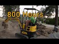 800 Hour Chinese Mini Excavator Review
