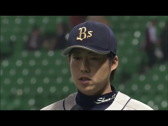 バファローズ・東野峻投手ヒーローインタビュー 4月9日 福岡ソフトバンクホークス 対 オリックス・バファローズ