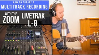 Video thumbnail for Multitrack Recording with the ZOOM LiveTrak L-8 by David Shanhun