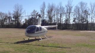 preview picture of video 'Robinson R44 Helicopter at Stag Air Park in Burgaw, NC'