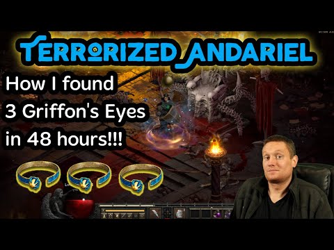 How I Found 3 Griffon's Eyes In 48 Hours From Terrorized Andariel!!!