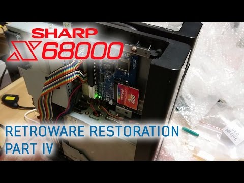 SHARP x68000 Restoration - Part 4 - [FD,HDD restoration, First boot, Gameplay]