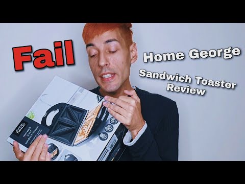 Home George 3-in-1 Sandwich 🥪 Toaster Review ☆GONE WRONG