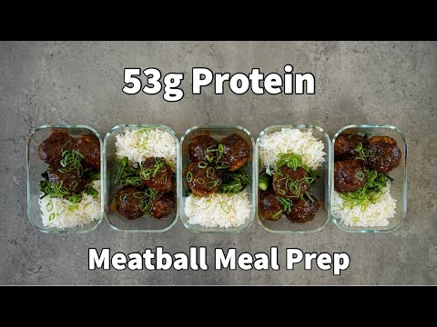 Meal Prep For The Week | Meatballs Meal Prep