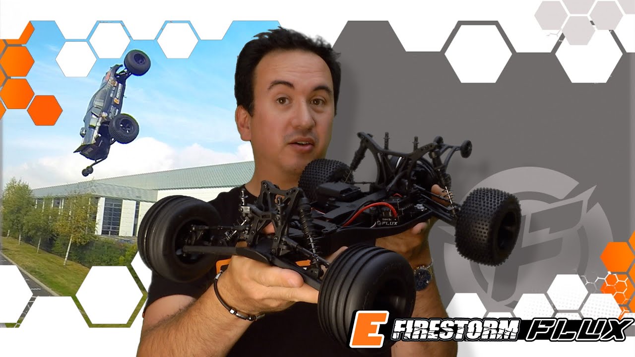 E-FIRESTORM 10T Flux RTR s 2,4GHz RC soupravou, kar. DSX-2 + speed pack
