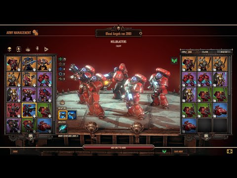 Warhammer Battlesector Multiplayer Unit Tips Blood Angels Hellblasters