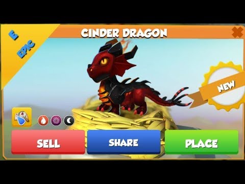 CINDER DRAGON Hatching + Enchantment Battles! - Dragon Mania Legends #506