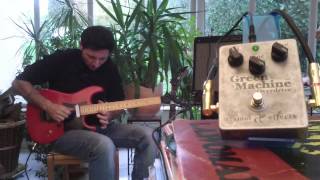 Video thumbnail for Guitar overdrive ARAMAT GREEN MACHINE - CHARVEL CH2  - FENDER Hot Rod Deluxe by JokeAndRazz