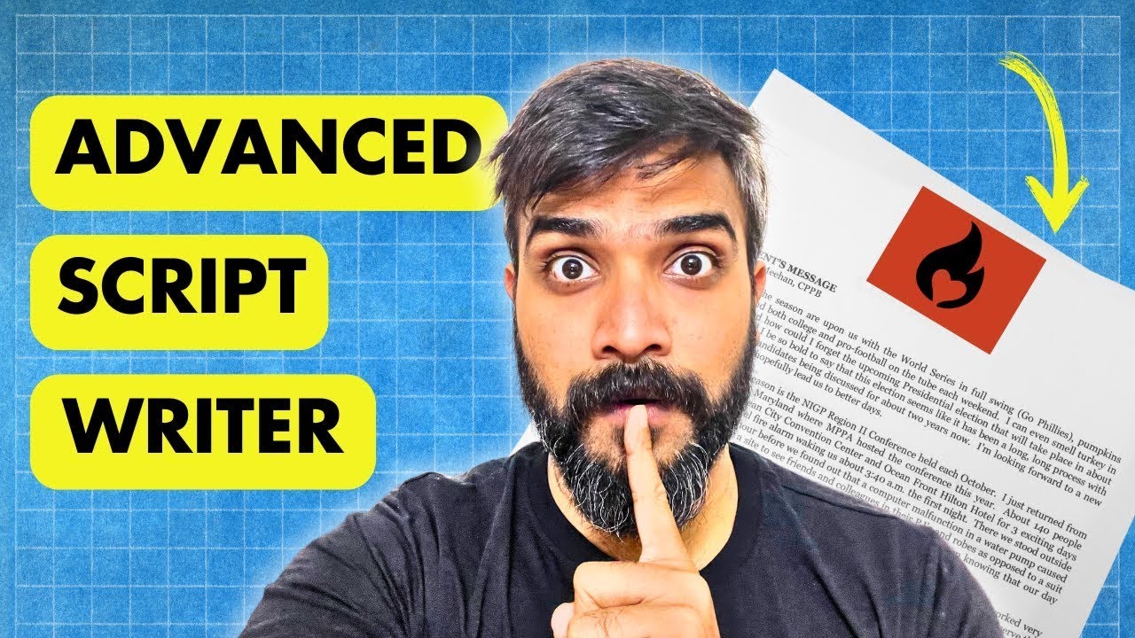 This AI Scriptwriter Generates Viral YouTube Scripts in Minutes