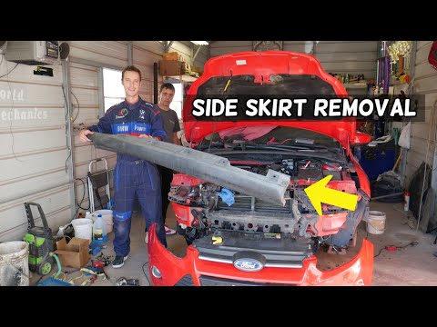 FORD FOCUS MK3 SIDE SKIRT REMOVAL REPLACEMENT. ROCKER PANEL TRIM