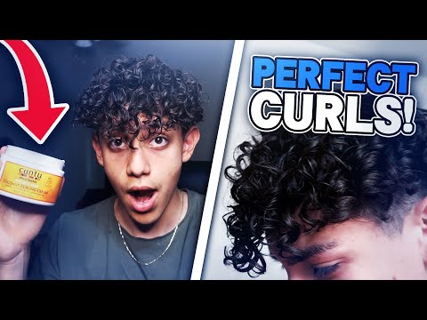 What Is the BEST Perm Product for male perms ? | curly hair perm tutorial  + GIVEAWAY !! 🔥