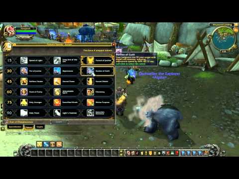 Mists of Pandaria Beta Guide with Commentary - Retribution Paladin Spells & Talents