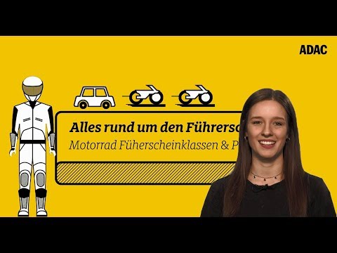 Der Motorrad Führerschein - Die Klassen A, A1, A2 und AM erklärt | ADAC
