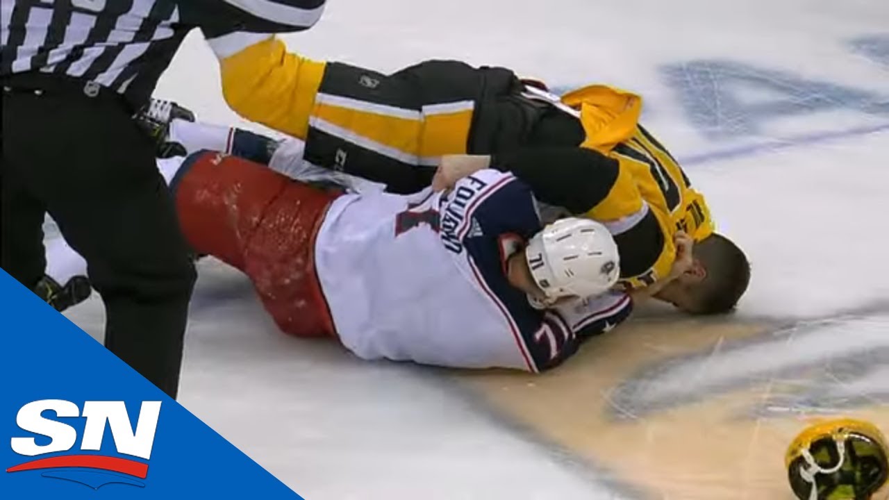 VIDÉO: OUCH...Le gars fait un George Parros...
