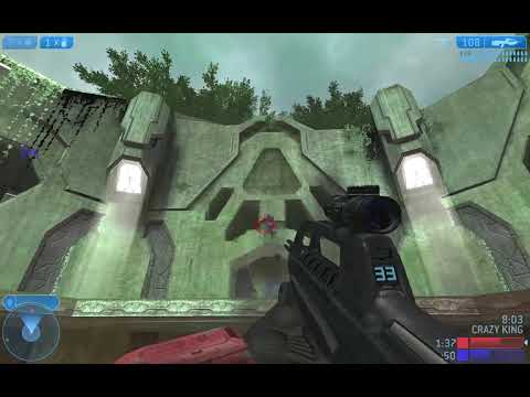 Halo 2 Classic Multiplayer Gameplay (4v4 Crazy King on Desolation)