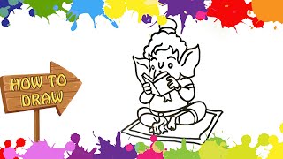 Ganesha drawing for kids | Ganesha drawing easy | Ganesh pencil drawing