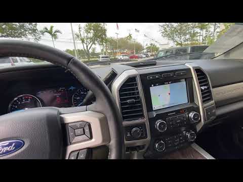 2019 Ford F-250SD Lariat White Platinum ( walk around )