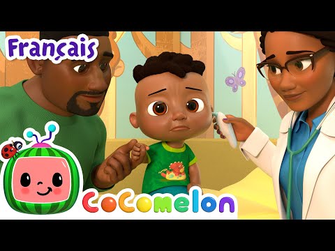 La chanson quand tu es malade 🤒| Nouvel épisode ! CoComelon - L'Heure de Cody | Chansons pour bébés