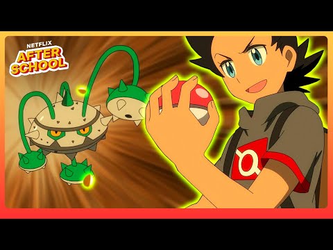 Every Time Goh Catches a Pokémon (Part 3) | Pokémon Master Journeys | Netflix Family