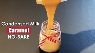 microwave caramel sauce with sweetened condensed milk