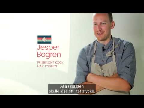 Jesper Bogren berättar om sin dyslexi