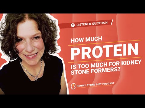 How much protein is too much for kidney stone formers? / Kidney Stone Diet Podcast with Jill Harris