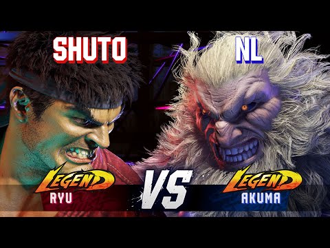 SF6 ▰ SHUTO (Ryu) vs NL (Akuma) ▰ High Level Gameplay