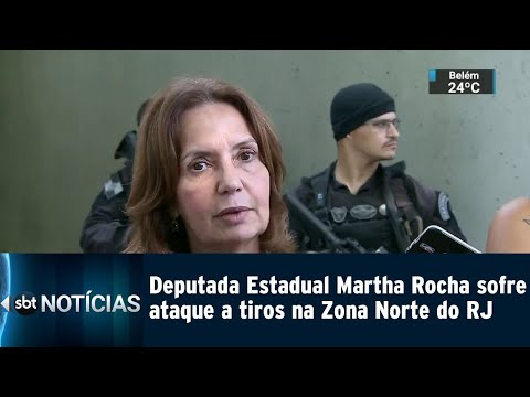 Deputada Estadual Martha Rocha sofre ataque a tiros na Zona Norte do RJ