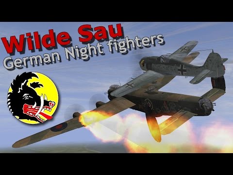 Luftwaffe Night Fighter Tactics - Wilde Sau