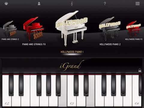“iLove MIDI A.P.” app iGrand Piano (iPad5 - Zé Osório)