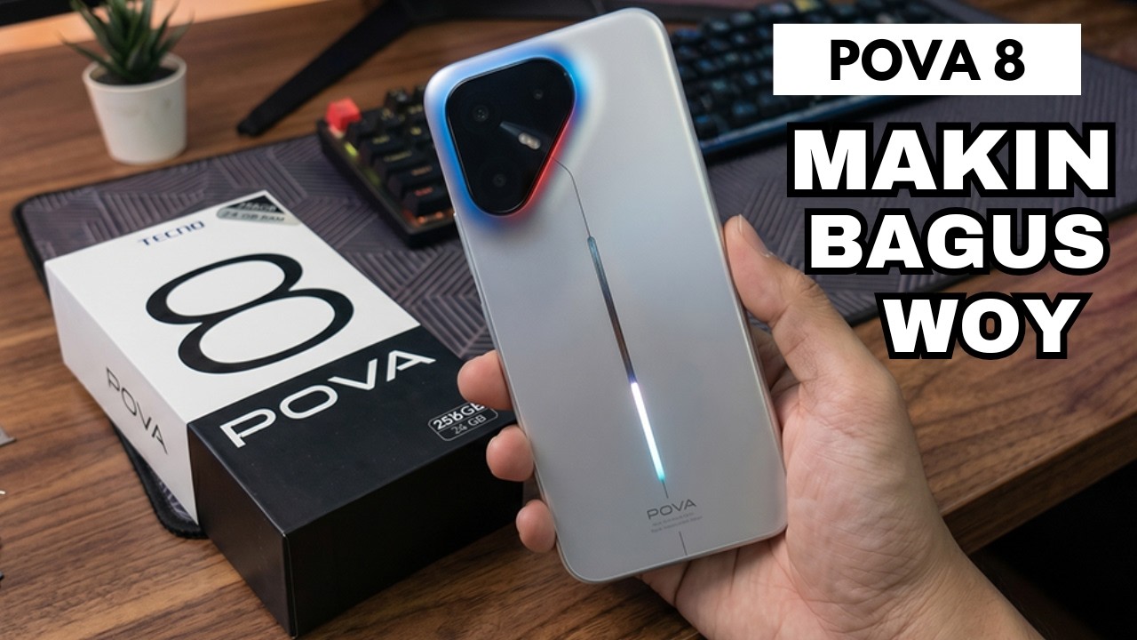 TERLALU KEREN‼️TECNO POVA 8 KOMBINASI SPEK DAN DESAINNYA MEWAH BANGET