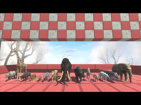 All Mammals Speed Race - Animal Revolt Battle Simulator