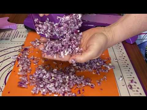 ПРИМА100уроков, -26 урок «Мелкие кубики из лука на Приме Börner “