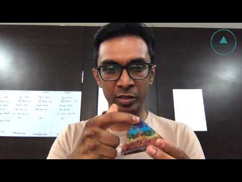 Orgone Seven Chakra Wish Pyramid