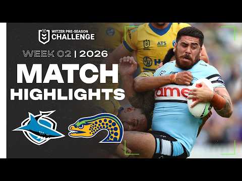 2026 Witzer Pre-season Challenge | Sharks v Eels | Match Highlights | Week 2