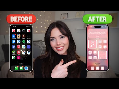 Aesthetic Pink Home Screen Customization | App Icons, Widgets, Wallpaper