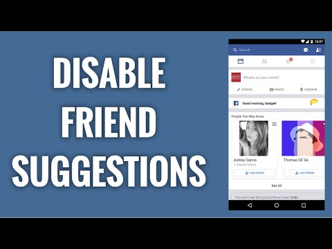 How To Disable "People You May Know" Suggestions On...