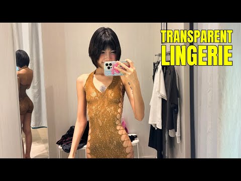 See-Through Try On Haul | Transparent Lingerie and Clothes | Transparent Try on Clothing Haul