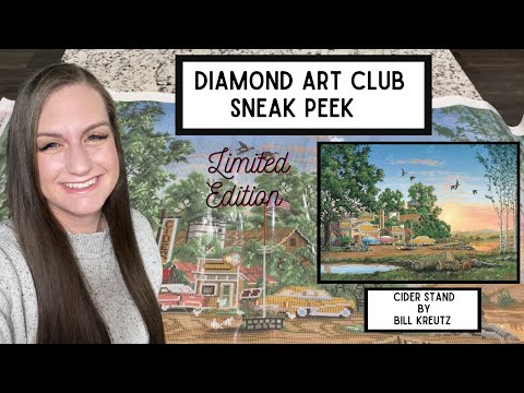 Unboxing Diamond Art Club Sneak Peek || *Limited Edition* “Cider Stand” by Bill Kreutz
