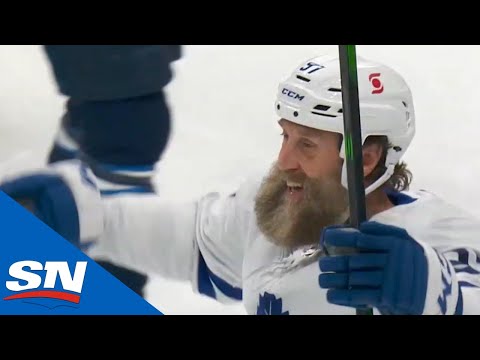 Joe Thornton Becomes Oldest Maple Leafs Player To Score Goal