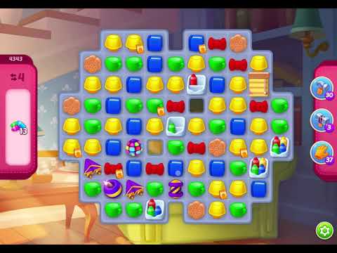 HomeScapes Level 4343 no boosters (13 moves)