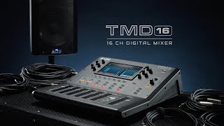Alto Professional TMD16 - Console de mixage numérique 16 canaux, BT et USB - Video