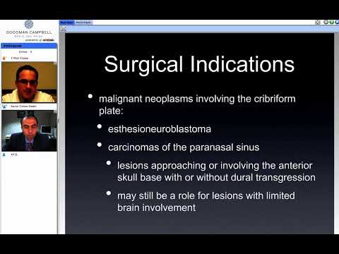 Endoscopic Craniofacial Resection of Anterior Skull Base Tumors (Preview)
