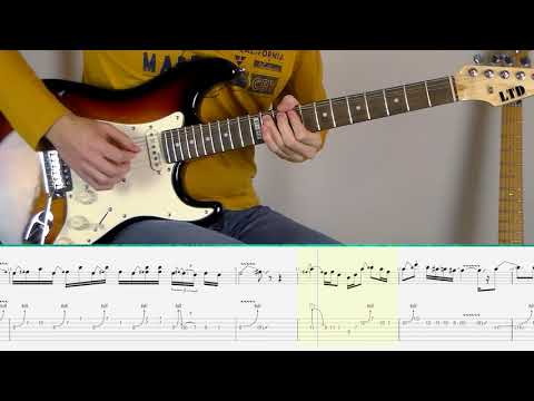 The Eagles - Hotel California - Solo (Guitar Tutorial)